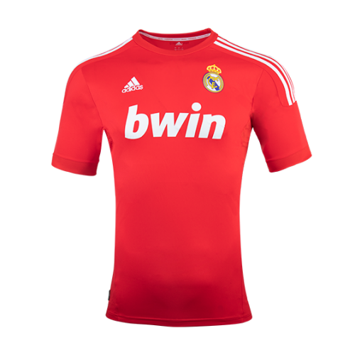 11-12 Real Madrid Retro Third Away Red Soccer Jersey Shirt